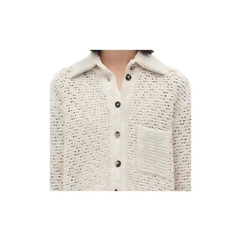 Bottega Veneta Crochet Knitted Shirt-3
