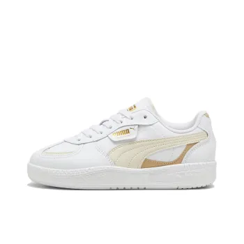 PUMA Palermo Anti Slip Wear Resistant Low Top Skateboard Shoes Unisex White