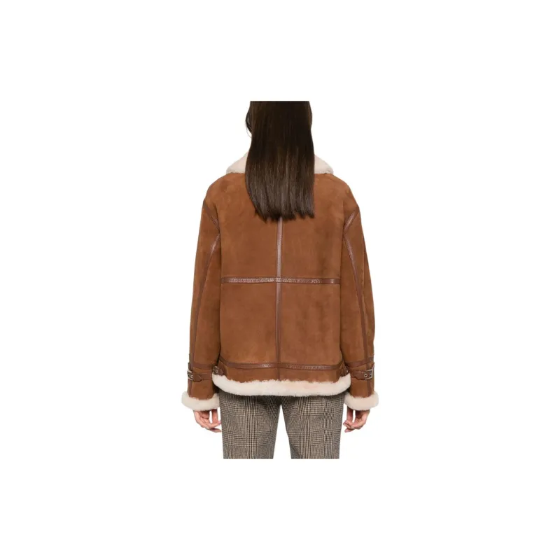 ERMANNO SCERVINO Shearling Zipped Jacket-2