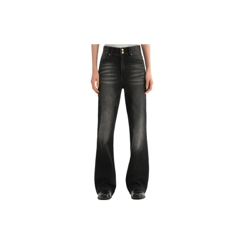 KARL LAGERFELD FW23 Jeans Women's Black-1