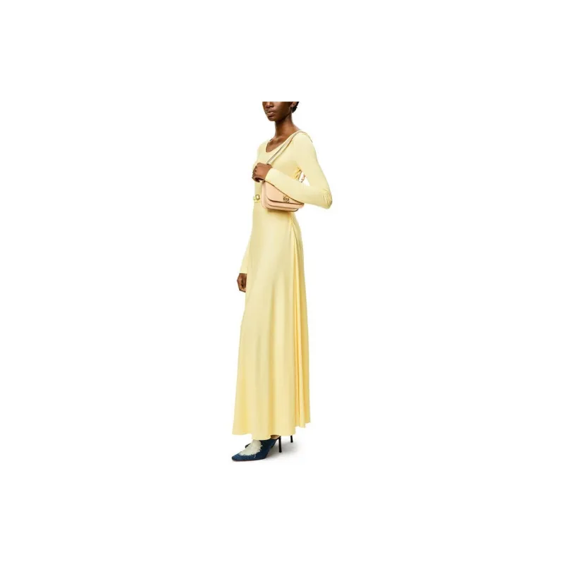 LOEWE Long-Sleeved Dresses Women's Bright Yellow-1
