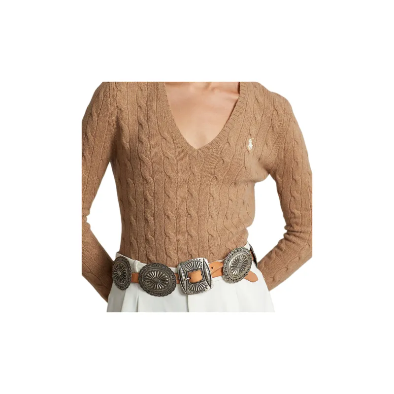 Polo Ralph Lauren SS24 Sweater Women's Camel-4