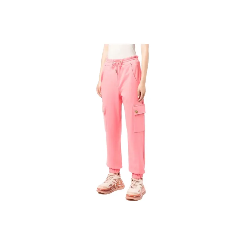BALMAIN Knitted Sweatpants Women's Pink-1
