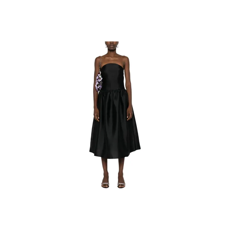 Self portrait Taffeta Midi Dress-2