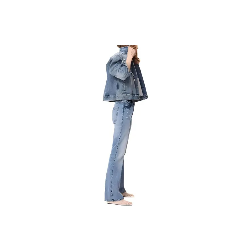 H&M Jeans Women's Light Denim Blue-2