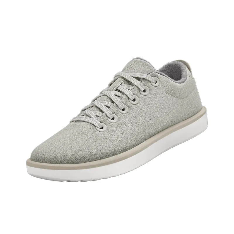 Allbirds Wool Piper Woven Slip-Resistant Low-Top Skateboard Shoes Men's Smoke Gray-1