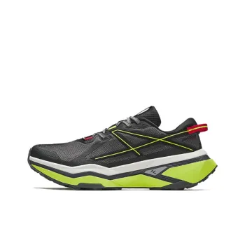 Anta Falcon Hunting Durable Cushioning Low Top Trail Running Running Shoes Men's Black Green