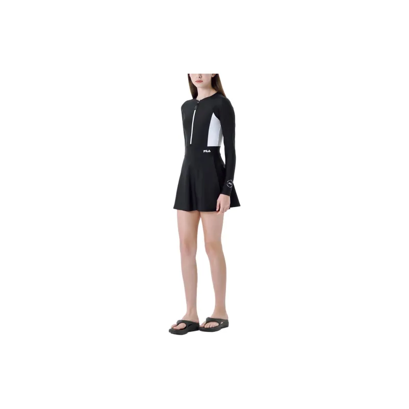 FILA One piece Swimsuit Women's Black-5
