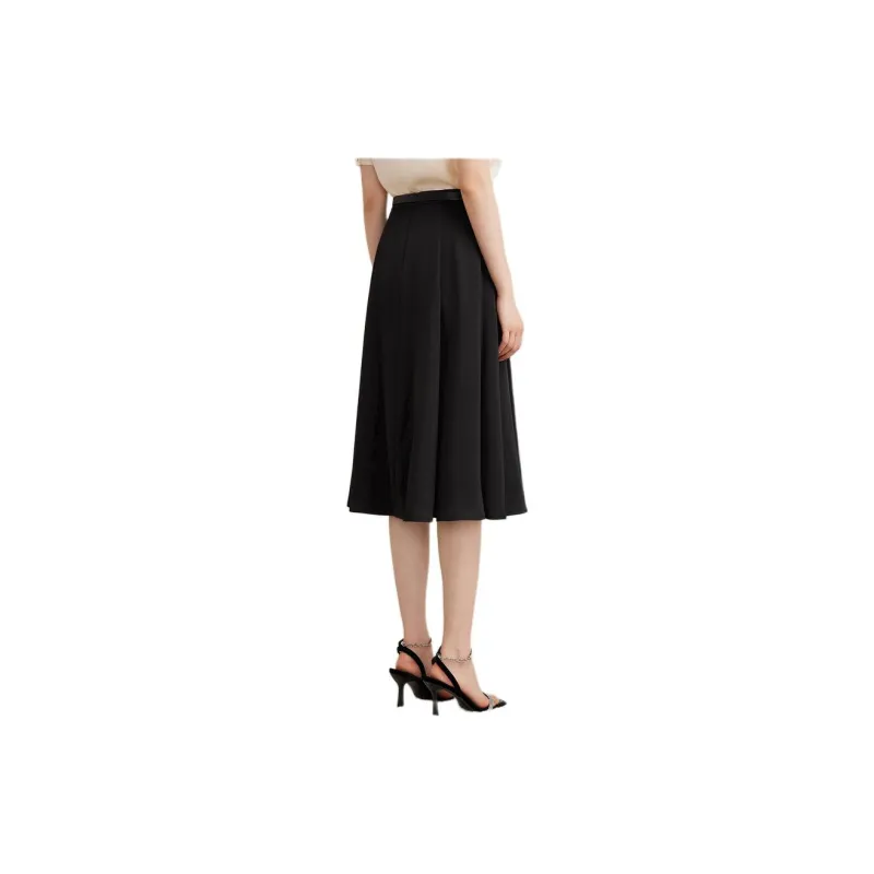 Goodland Casual Long Skirts Women's Black-7