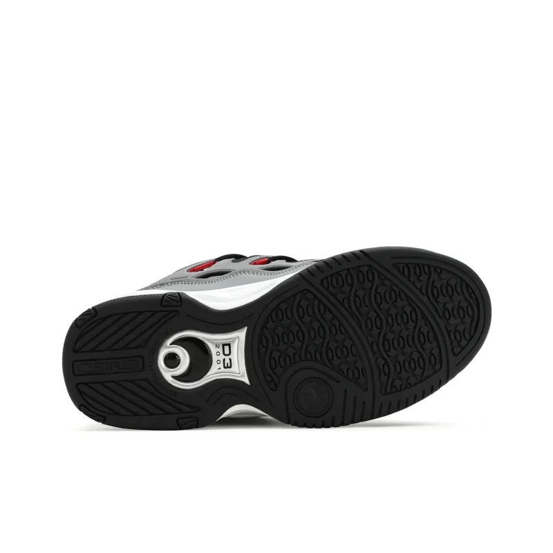 OSIRIS Skateboard Shoes Unisex Low Top Gray Red-4