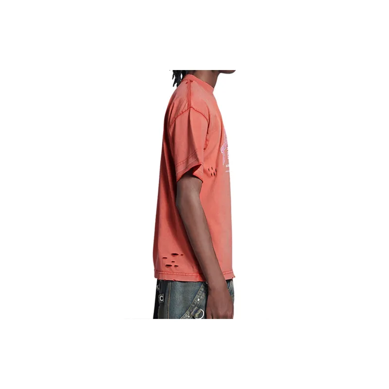 Balenciaga Women's Maison Balenciaga Medium Fit T shirt Red-4