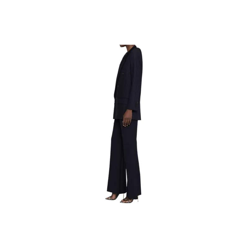 SAINT LAURENT Pinstripe Double breasted Blazer-4