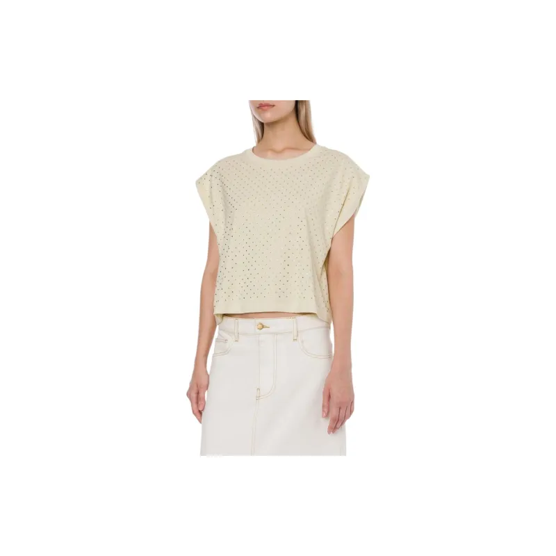 PHILOSOPHY DI LORENZO SERAFINI Embellished T Shirt-4
