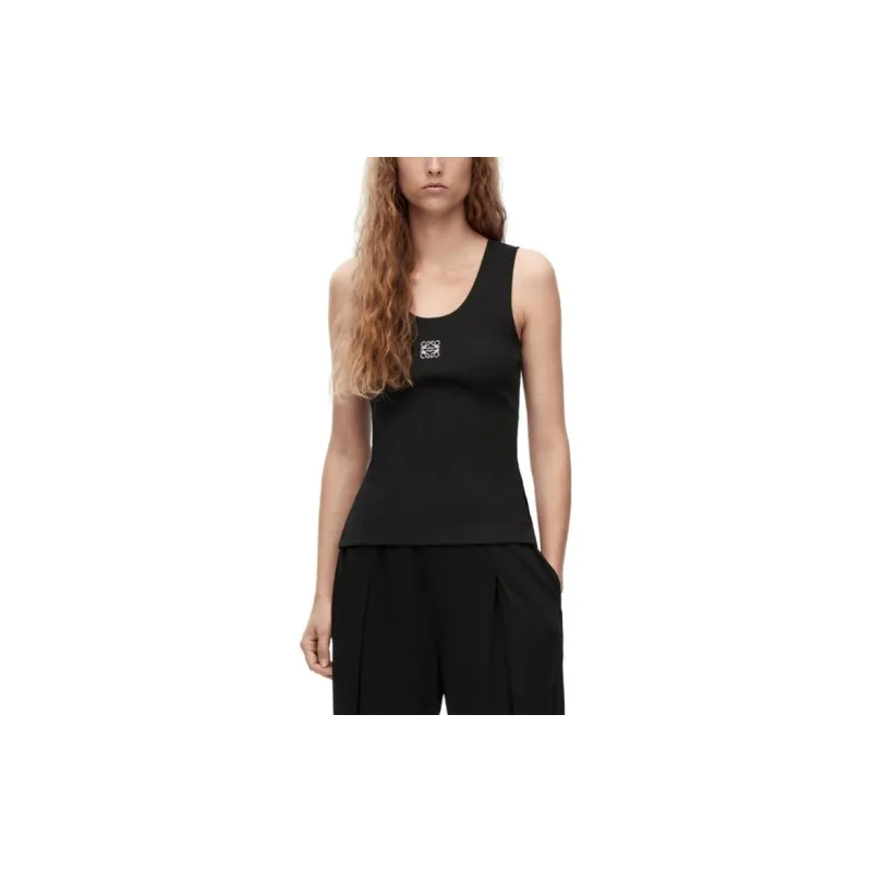 LOEWE Anagram Tank Top 'Black'-2