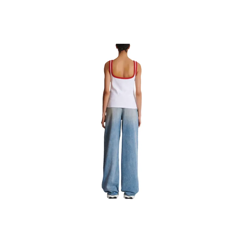 BALMAIN Fruit Square Neck Tank Top-2