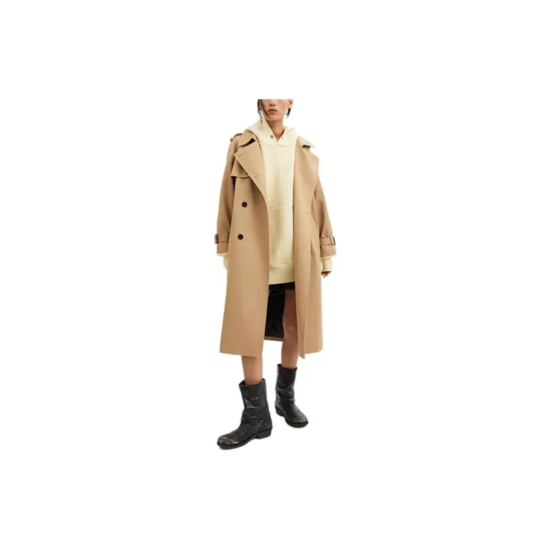 COACH SS24 Trench Coat Women's Khaki-1