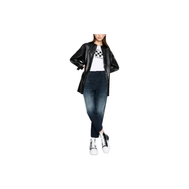 ARMANI EXCHANGE T Shirts Women's White-3