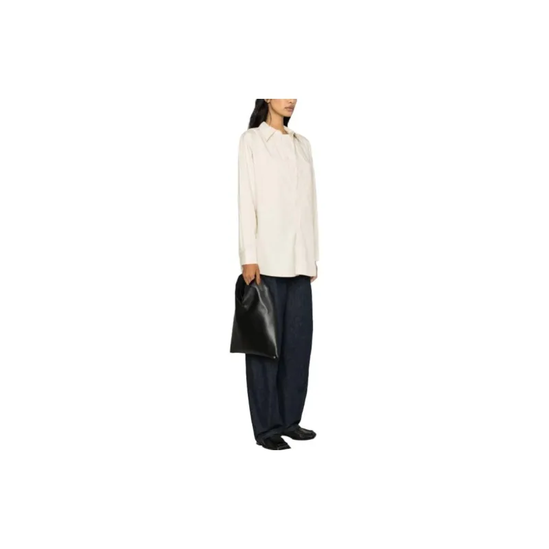 Lemaire Long Shirt 'Light Cream'-3