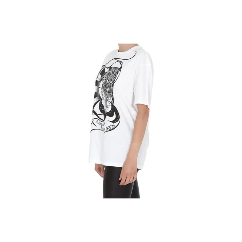 McQ Alexander McQueen T Shirts Women's White-4