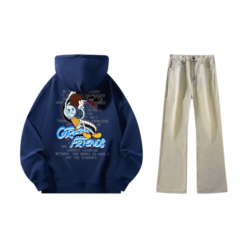 GF x WULIAOYUAN LIANMINGKUAN Sweatshirt Set Unisex-63