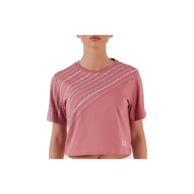 EMPORIO ARMANI EA7 SS23 T Shirt Women's Pink-5