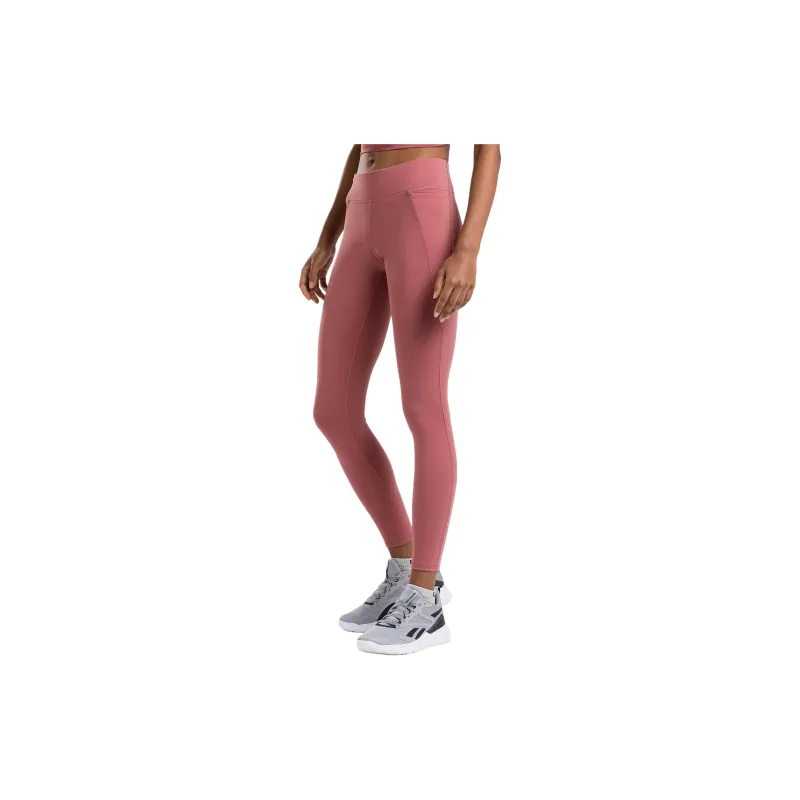 Reebok Lux Leggings Athletic Trousers Women's Coral Pink-1