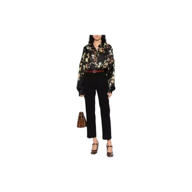 DRIES VAN NOTEN Casual Pants Women's Black-1