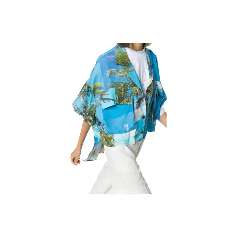 NATASHA ZINKO Shirt Women's Blue-4