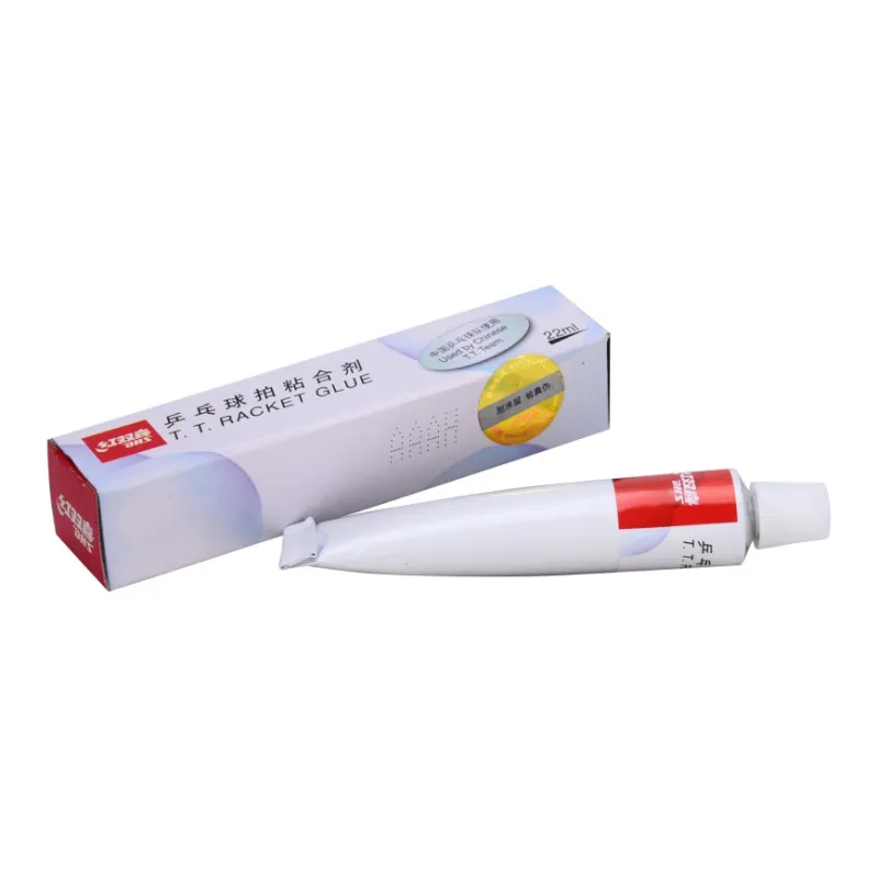 DHS Table Tennis Accessories Natural Rubber, Organic Solution Unisex White-3