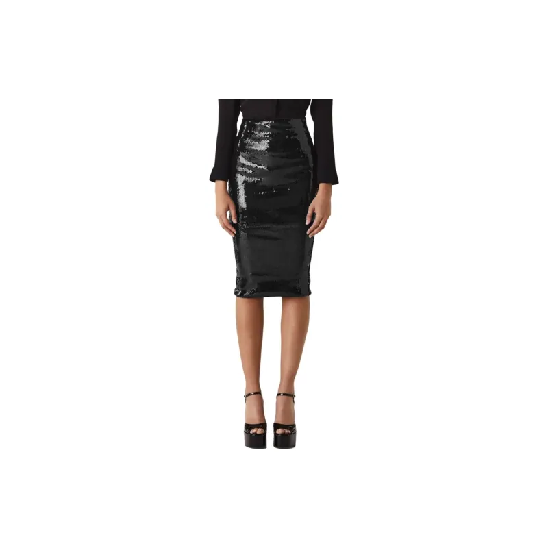 Alexandre Vauthier Sequin Midi Pencil Skirt-1