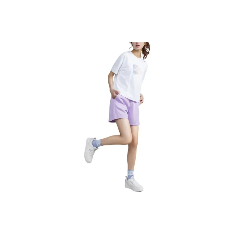 ANTA Life Collection Casual Shorts Women's Purple-2