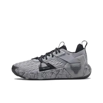 Under Armour Project Rock 6 Anti Slip Wear Resistant Low Top Training Shoes Unisex Gray