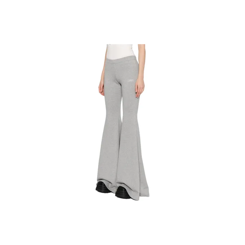 Vetements Logo print Flared Leggings-3