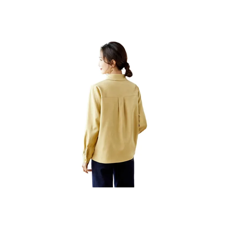 TERRE BLEUE Shirt Women's Yellow-3