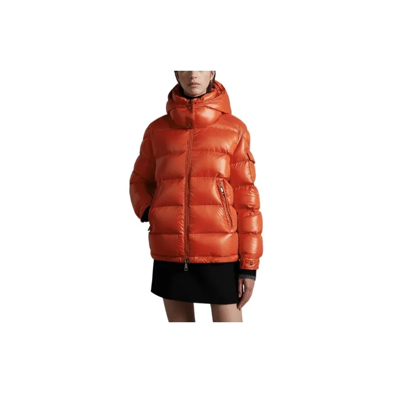 Moncler Mel Series Down Jackets Women's Orange-2