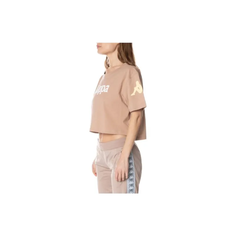 Kappa T-Shirts Women's Brown-3