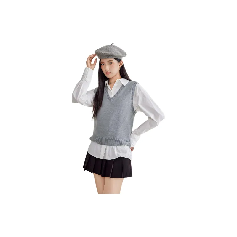 A21 Tank Tops Women's Asphalt Gray-1