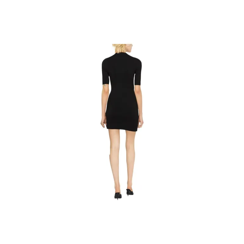 Alexander Wang Short Sleeved Dresses Women's Black-2