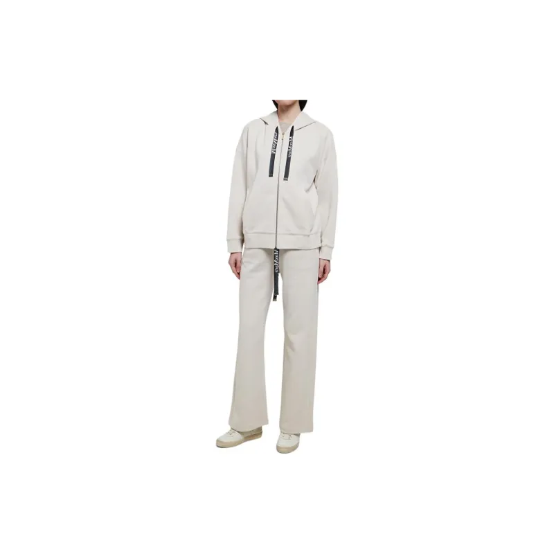 'S MAX MARA Jersey Zip up Hoodie-2