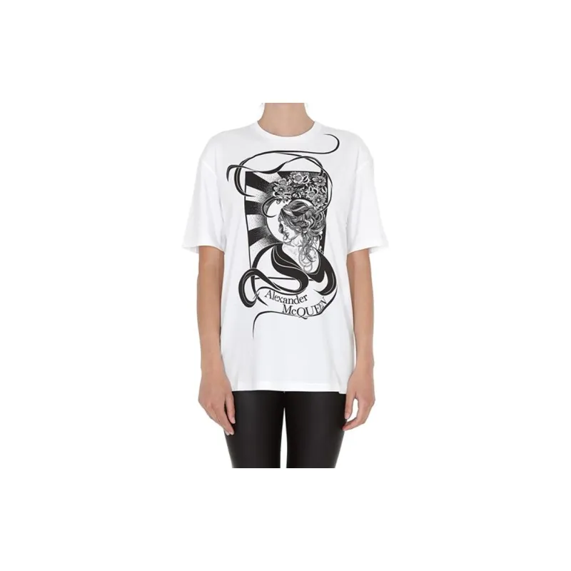 McQ Alexander McQueen T Shirts Women's White-1