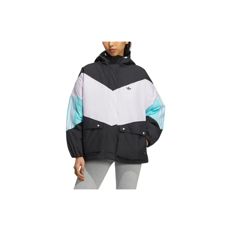 Adidas Originals CLR BLOCK DOWN Jacket Women's Black-2