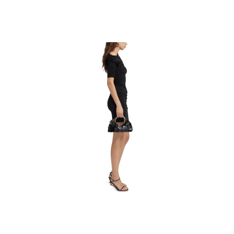 Jacquemus Draped Pleated Dress-4
