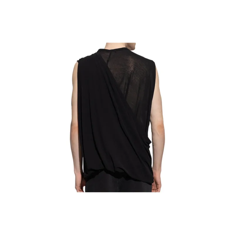 BALMAIN Sleeveless Roundneck T Shirt-5