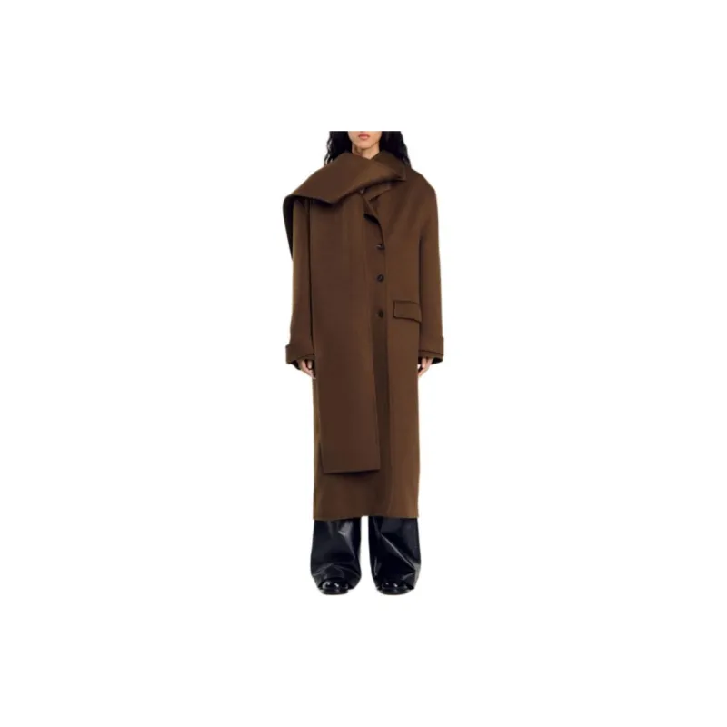 Sandro Double breasted Wool Coat-1
