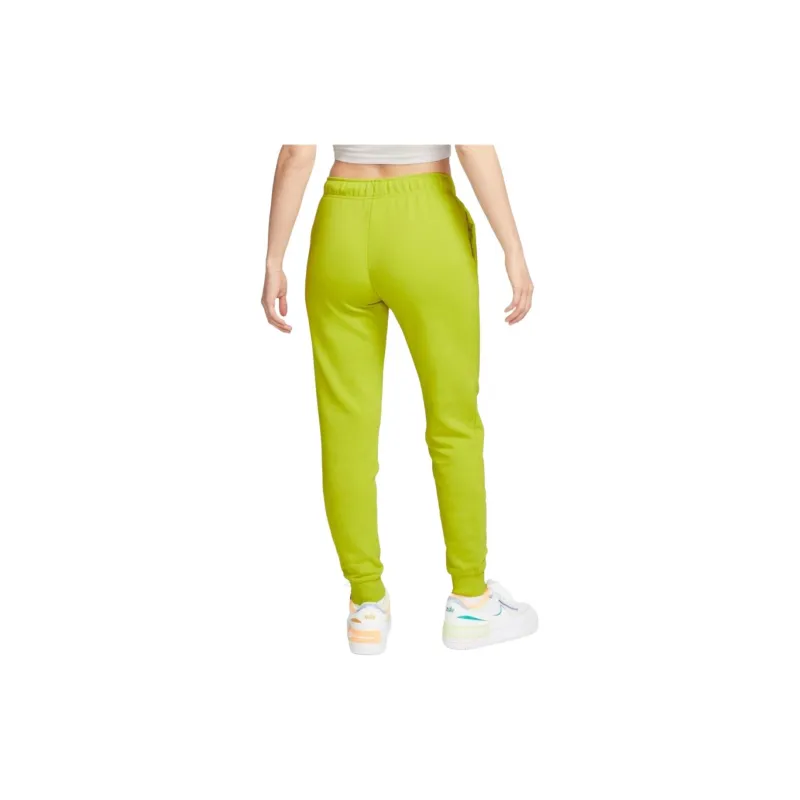 Nike Knitted Sweatpants Women's Green Yellow-2