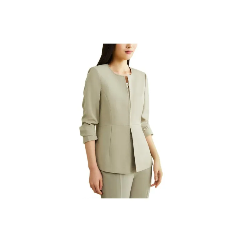 Yiner SS24 Jackets & Coats Women's Light Silver Gray-1
