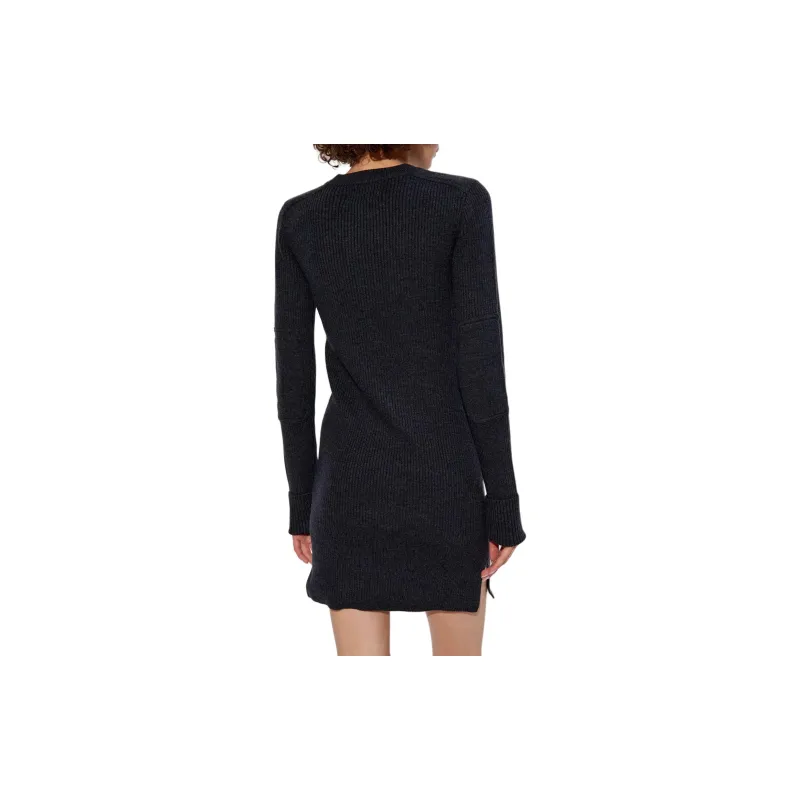 ISABEL MARANT ETOILE Garner Long-Sleeved Knitted Mini Dress-2