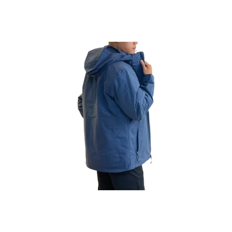 Columbia Hiking Skiing And Paragliding Water Resistant Windproof Wear Resistant Warm Windbreaker Jacket Men's Blue-2