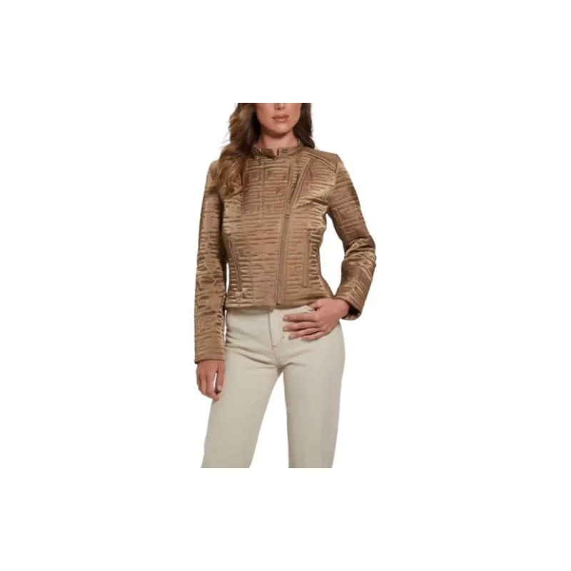 GUESS Marine Quilted Jacket Jackets & Coats Women's Umber-4