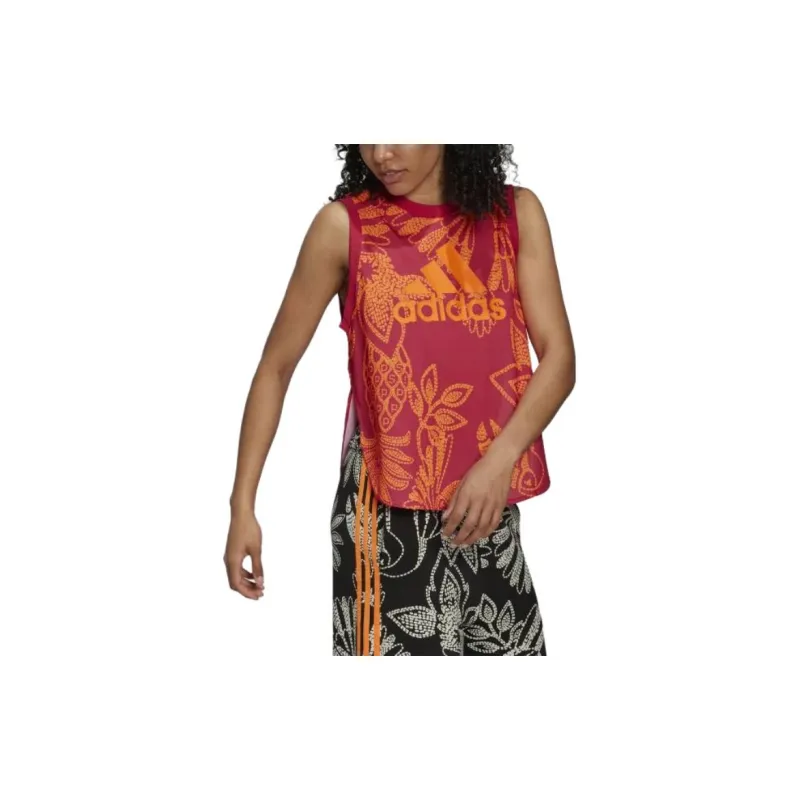Adidas FARM Rio Tank Tops Women's Red-1